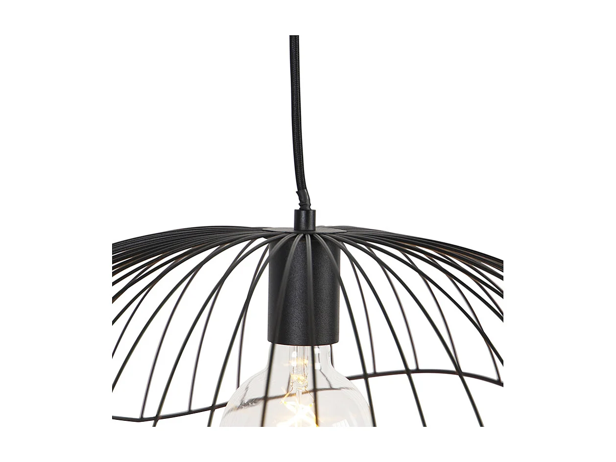 Suspension design filaire noire 50cm - Pua