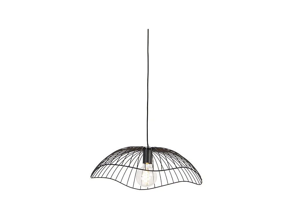 Suspension design filaire noire 50cm - Pua