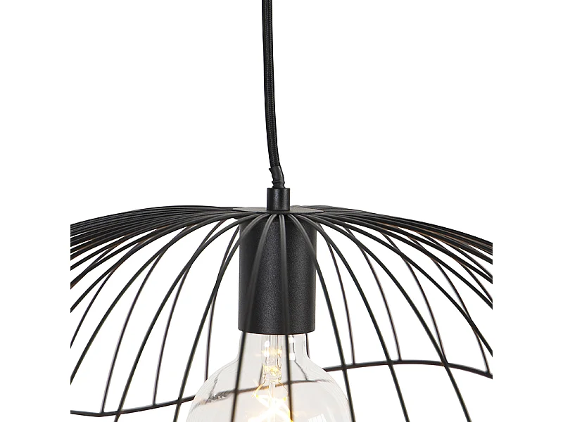 Suspension design noire 50 cm - Pua