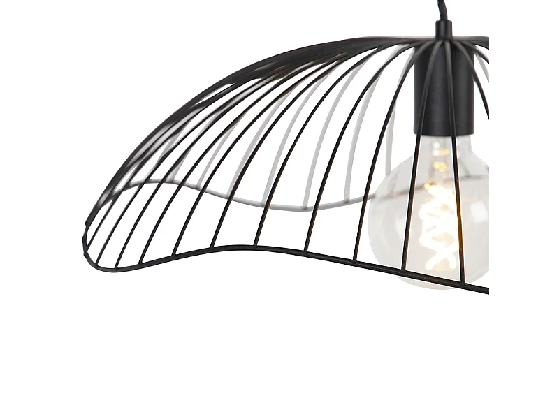 Suspension design noire 50 cm - Pua
