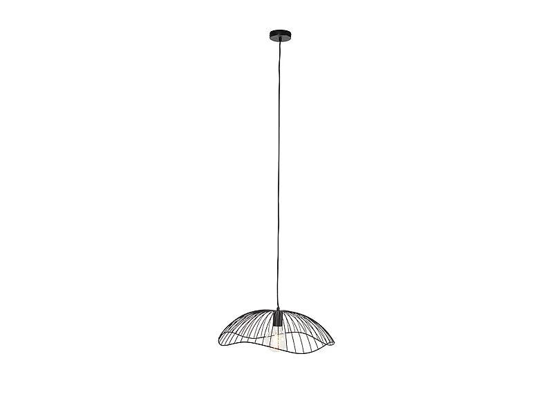 Suspension design noire 50 cm - Pua