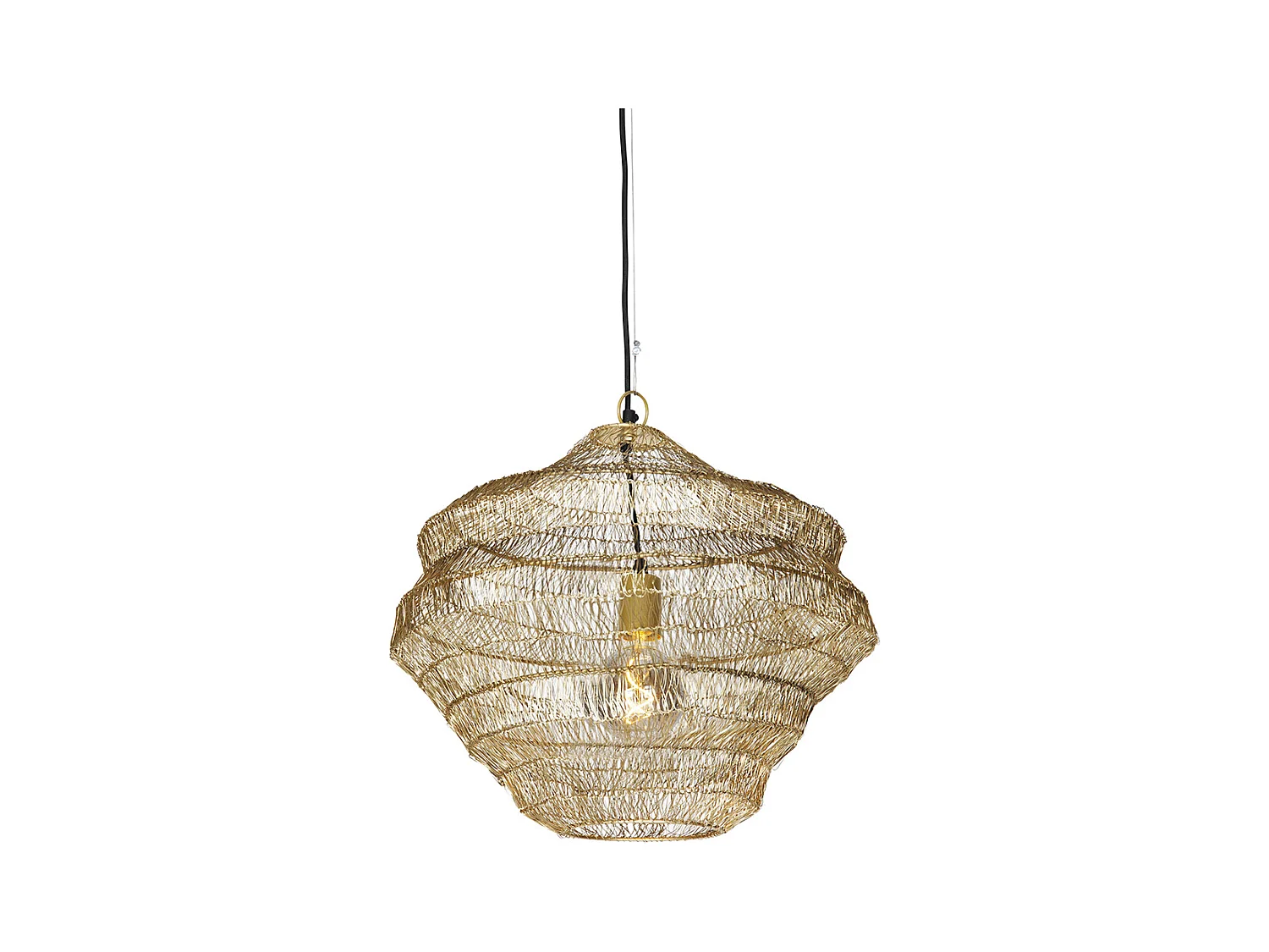 Suspension orientale dorée 45 cm x 40 cm - Vadi