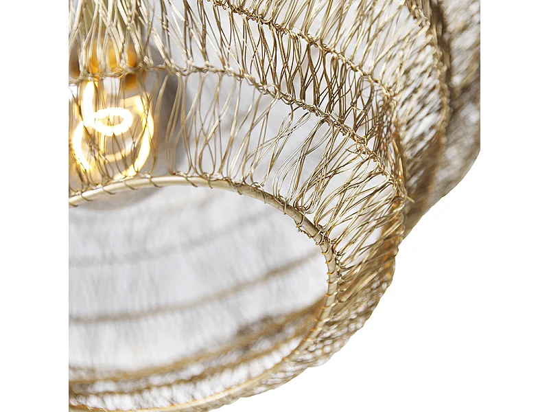 Suspension orientale dorée 45 cm x 40 cm - Vadi