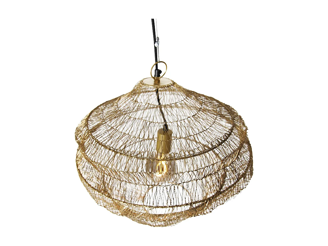 Suspension orientale dorée 45 cm x 40 cm - Vadi