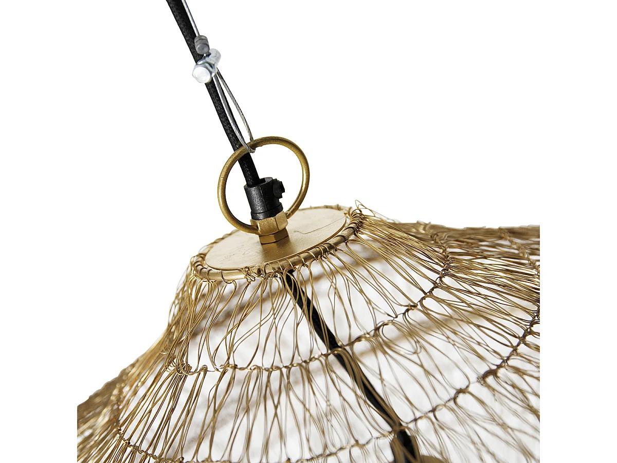 Suspension orientale dorée 45 cm x 40 cm - Vadi