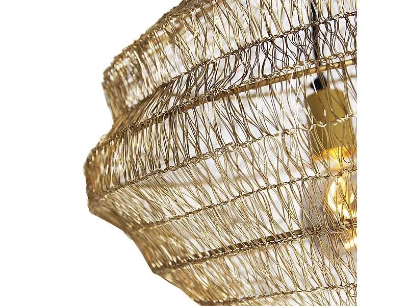 Suspension orientale dorée 45 cm x 40 cm - Vadi