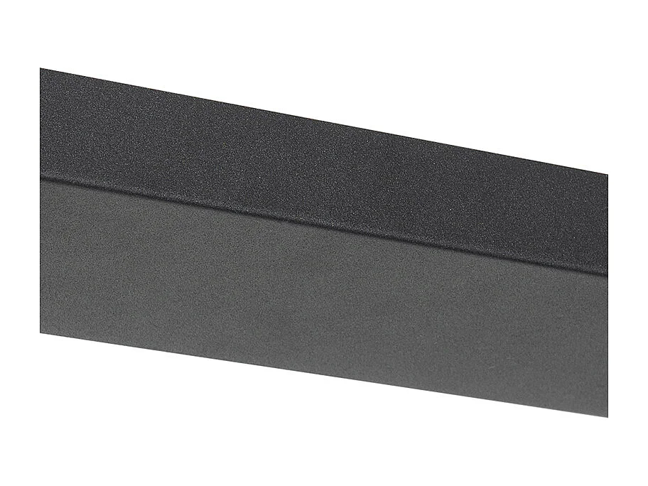 Suspension Art Déco noire à 3 lumières allongée dorée - Pallon