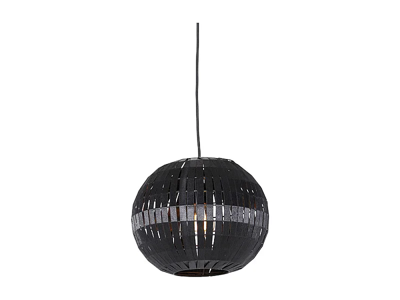 Suspension moderne noire 30 cm - Zoë