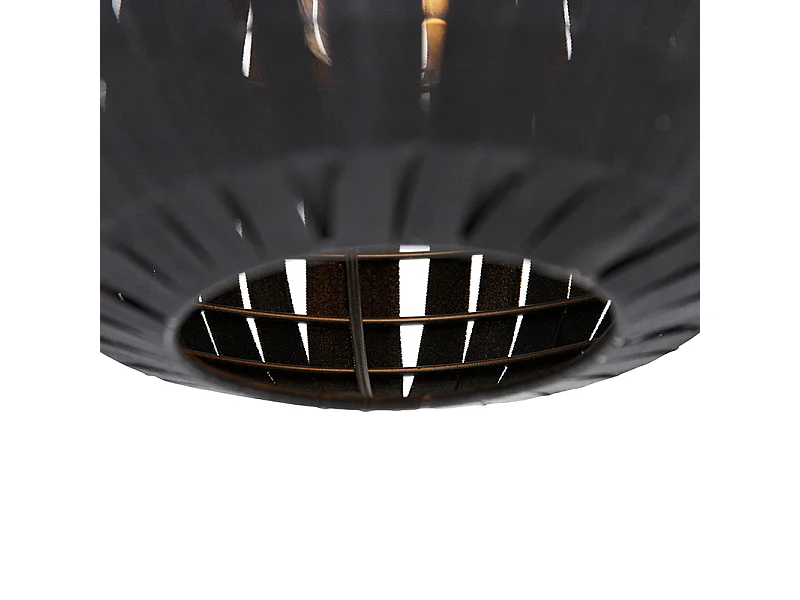 Suspension moderne noire 30 cm - Zoë