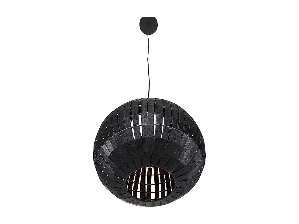 Suspension moderne noire 30 cm - Zoë