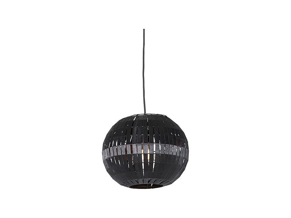Suspension moderne noire 30 cm - Zoë