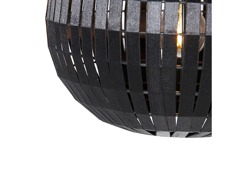 Suspension moderne noire 30 cm - Zoë