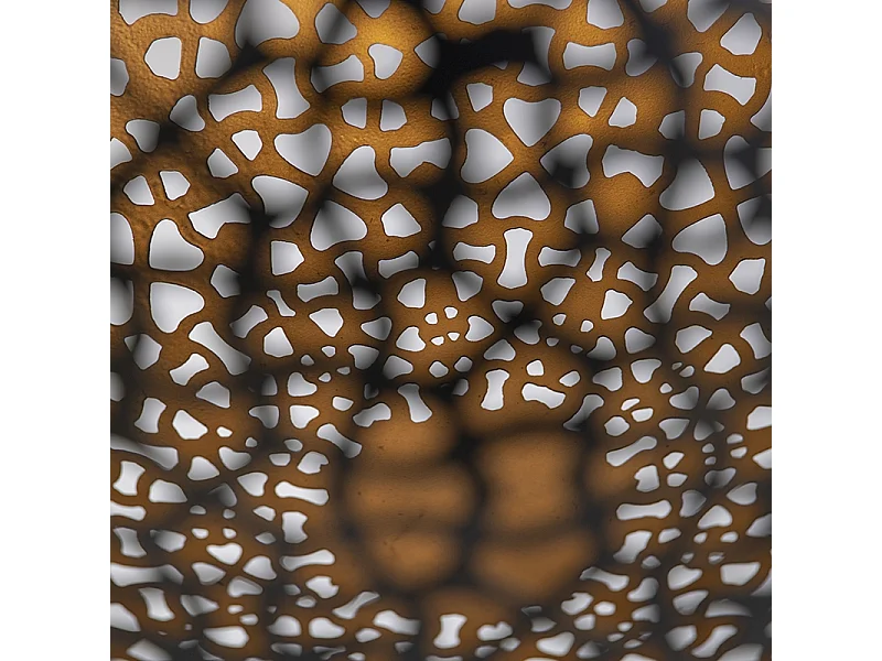 Suspension orientale noire avec dorure 45 cm - Radiante