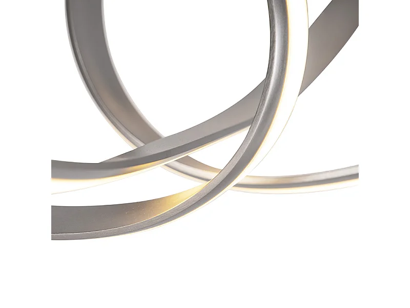 Suspension design en acier avec variateur d'intensité, LED incluse - Viola Due