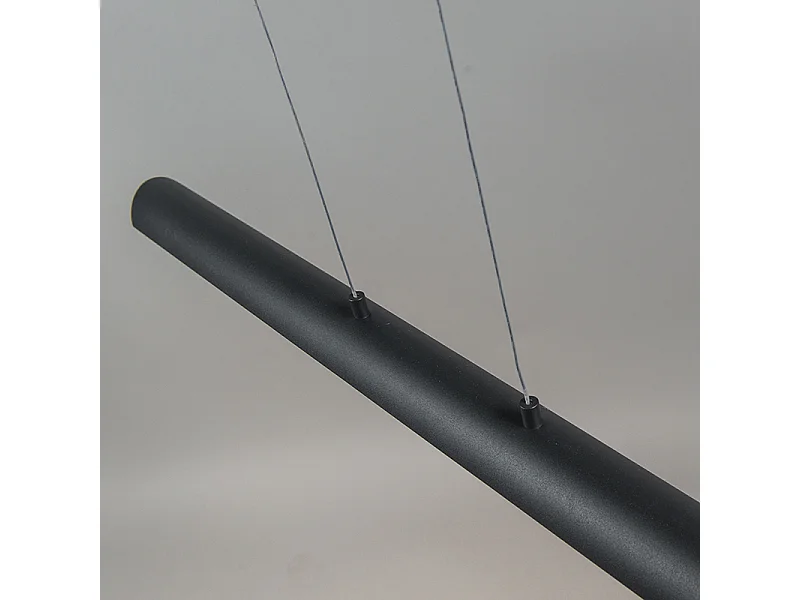 Suspension noire avec intérieur doré avec LED - Balo 4