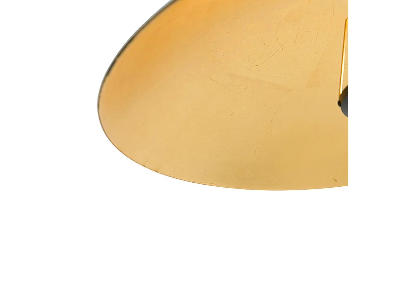 Suspension vintage noire avec or 60 cm - Emilienne Novo