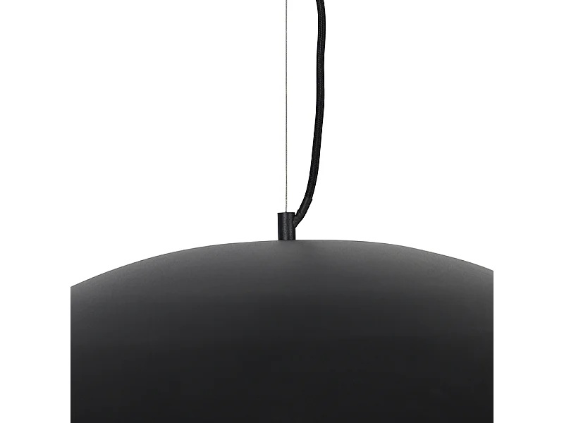 Suspension vintage noire avec or 60 cm - Emilienne