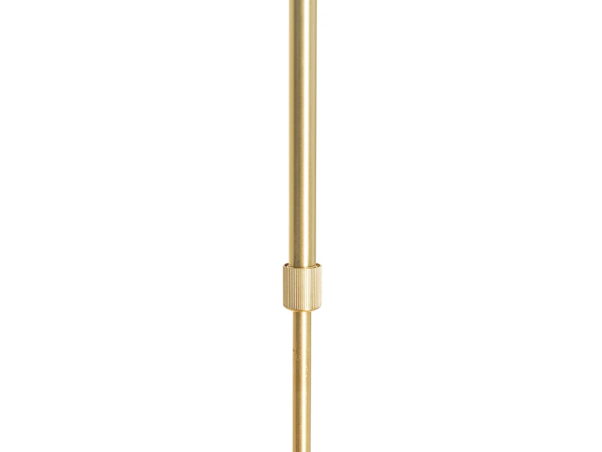 Suspension classique dorée avec verre 12 lumières - Elien