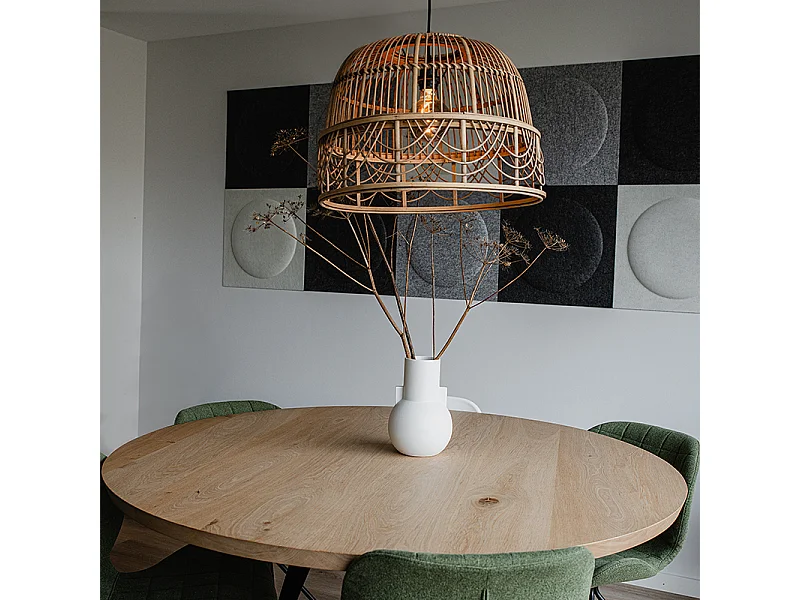 Suspension orientale rotin 49 cm - Michelle