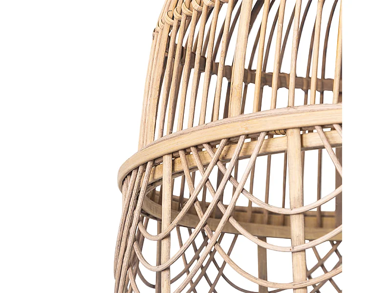 Suspension orientale en rotin 49 cm - Michelle