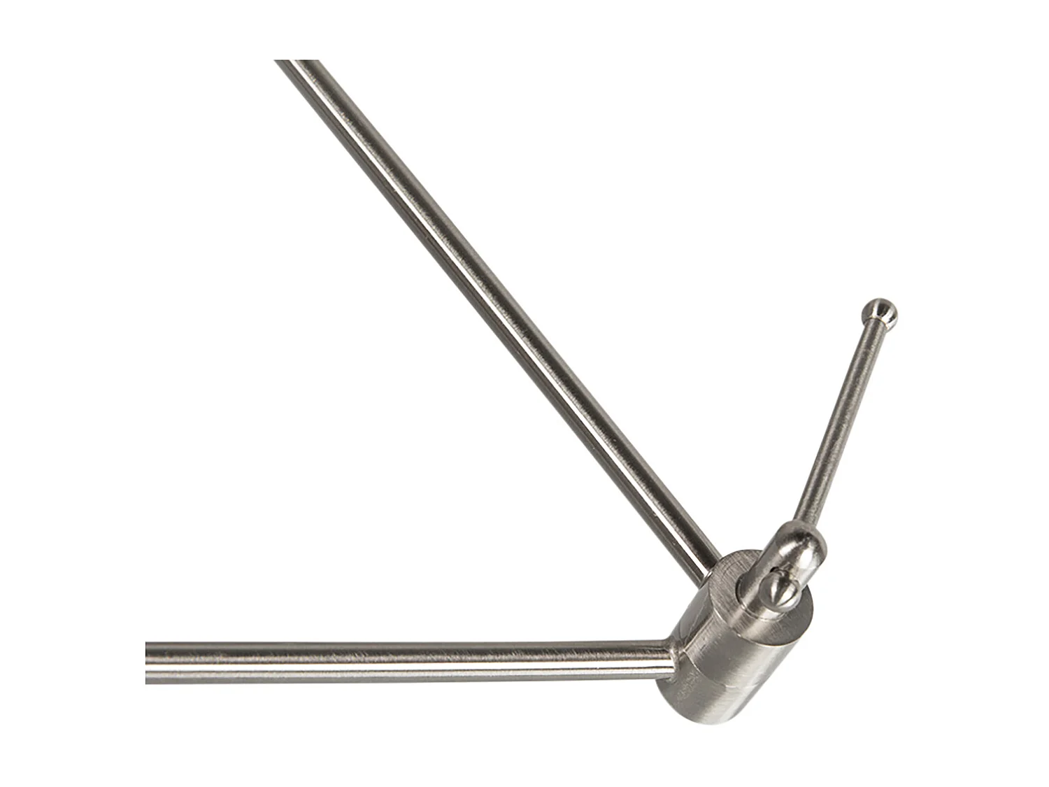 Lampe à suspension acier avec abat-jour 35 cm blanc réglable - Blitz II