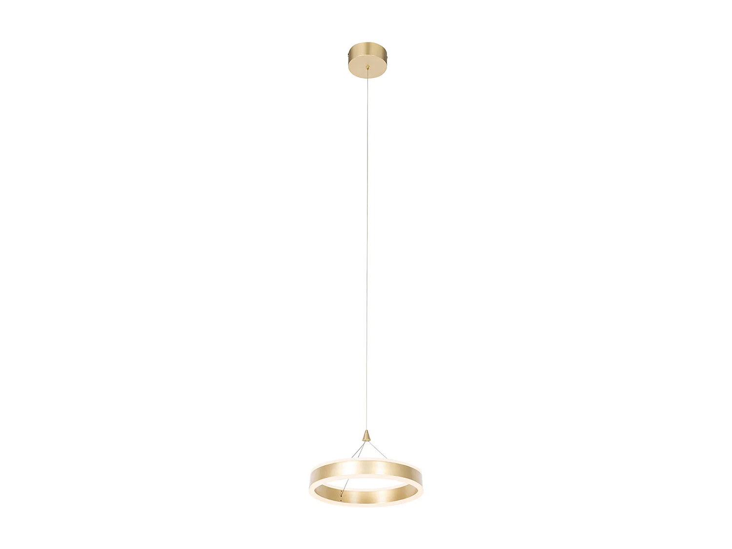 Suspension laiton 30 cm avec LED dimmable en 3 étapes - Lyani