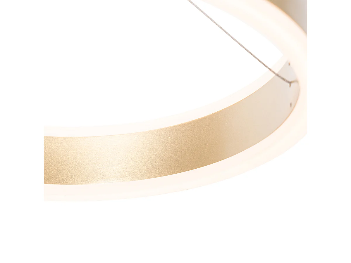 Suspension laiton 30 cm avec LED dimmable en 3 étapes - Lyani