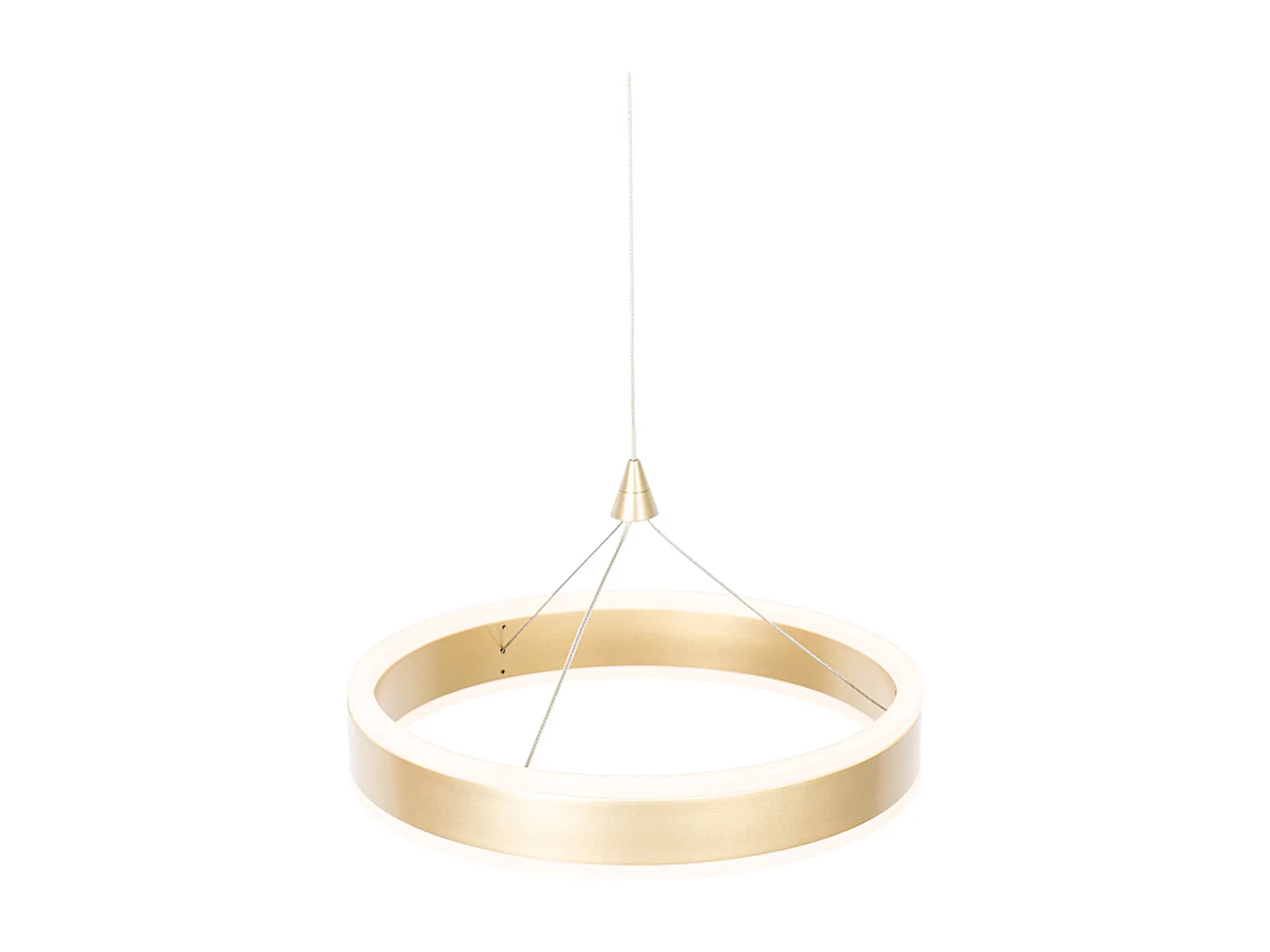 Suspension en laiton 30 cm avec LED à intensité variable 3 niveaux - Lyani