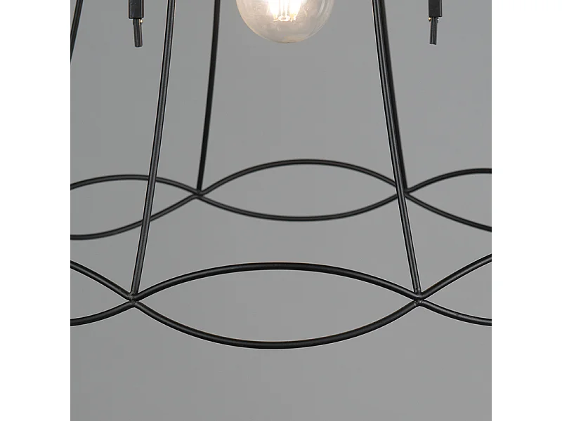 Suspension rétro noire 40 cm - Granny Frame