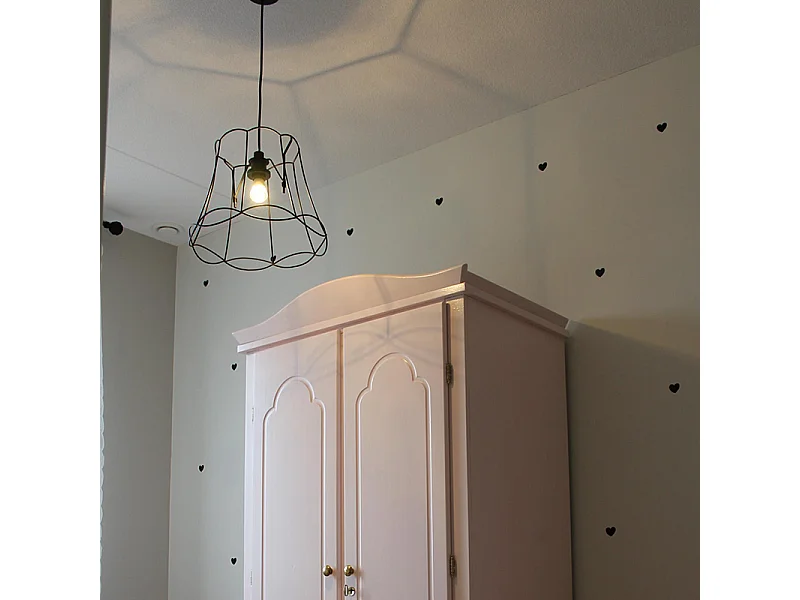 Suspension rétro noire 40 cm - Granny Frame