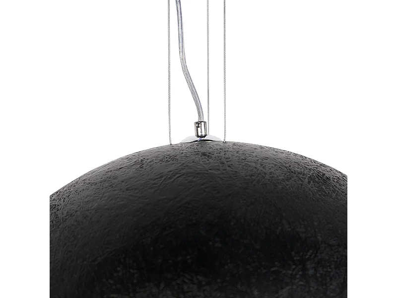 Suspension industrielle noire avec or 50 cm - Magna