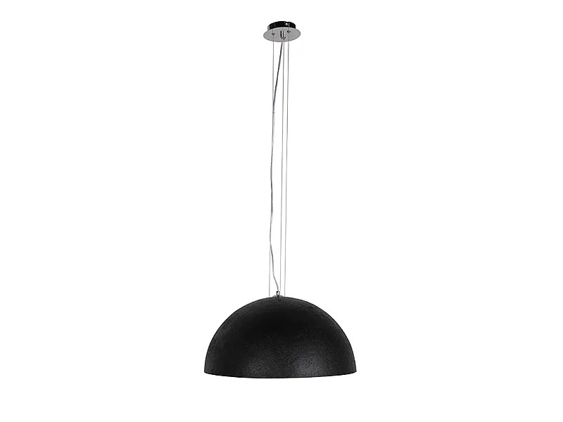 Suspension industrielle noire avec or 50 cm - Magna