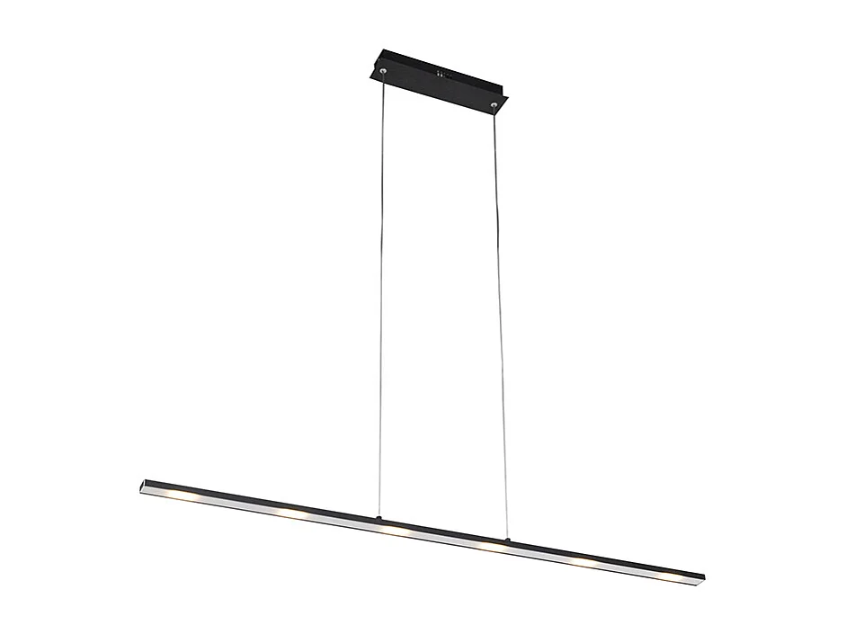 Suspension design noire avec LED et variateur tactile - Platina
