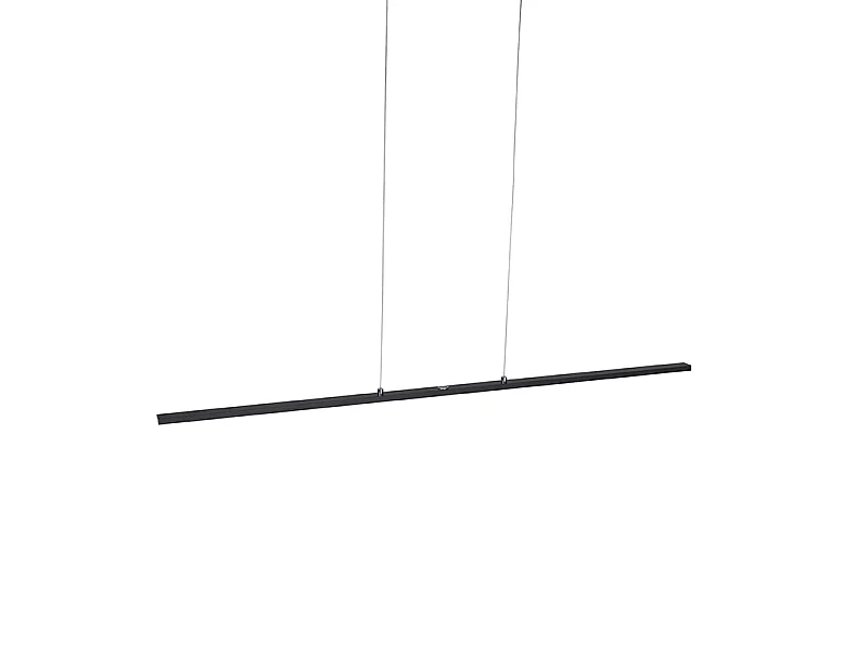 Suspension design noire avec LED et variateur tactile - Platina