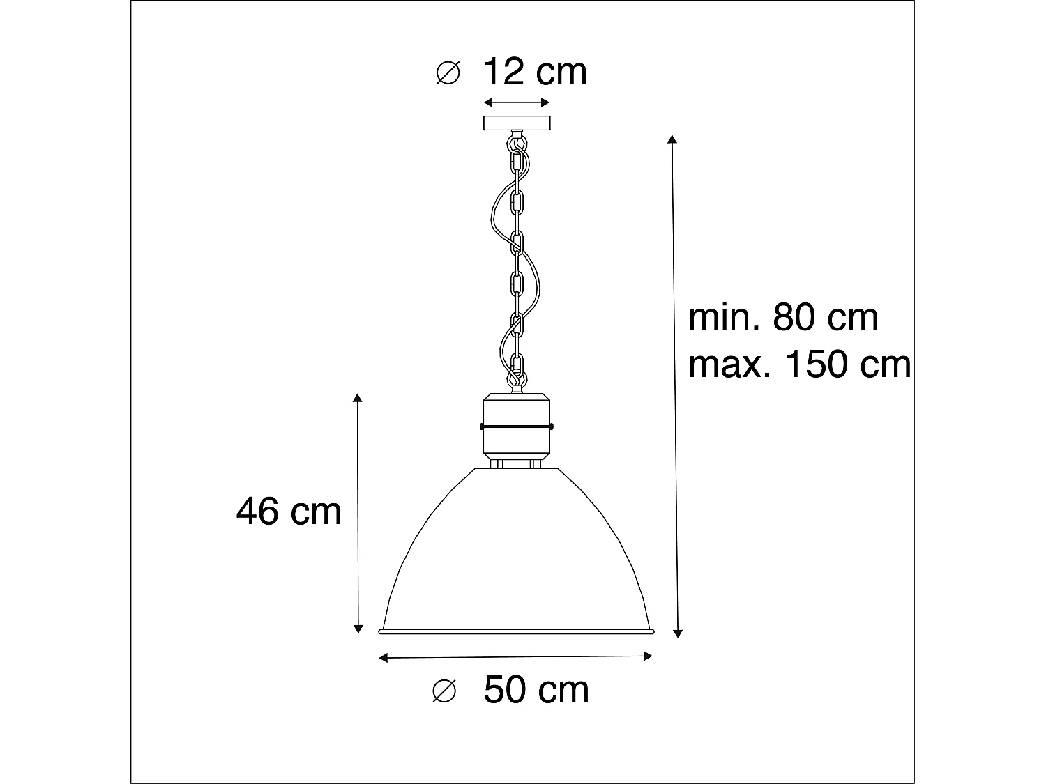 Suspension industrielle rouille - Flynn