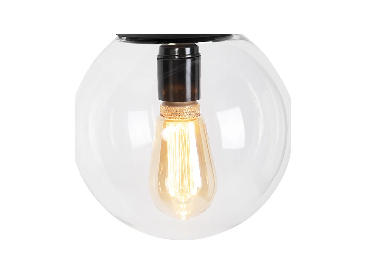 Suspension moderne transparente 20 cm - Pallon