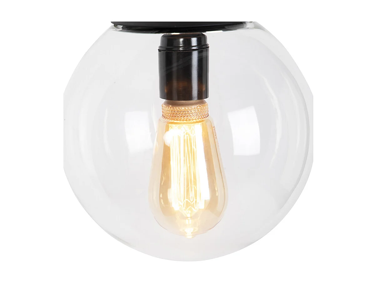 Suspension moderne transparente 20 cm - Pallon