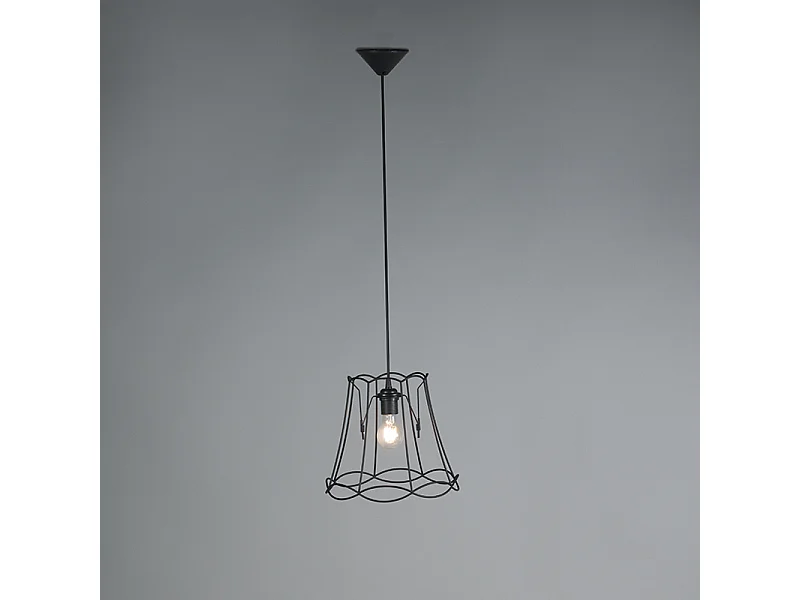 Suspension rétro noire 30 cm - Granny Frame