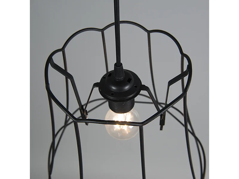 Suspension rétro noire 30 cm - Granny Frame