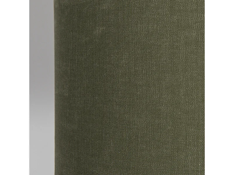 Lampe suspendue noir avec abat-jour 35 cm vert réglable - Blitz II