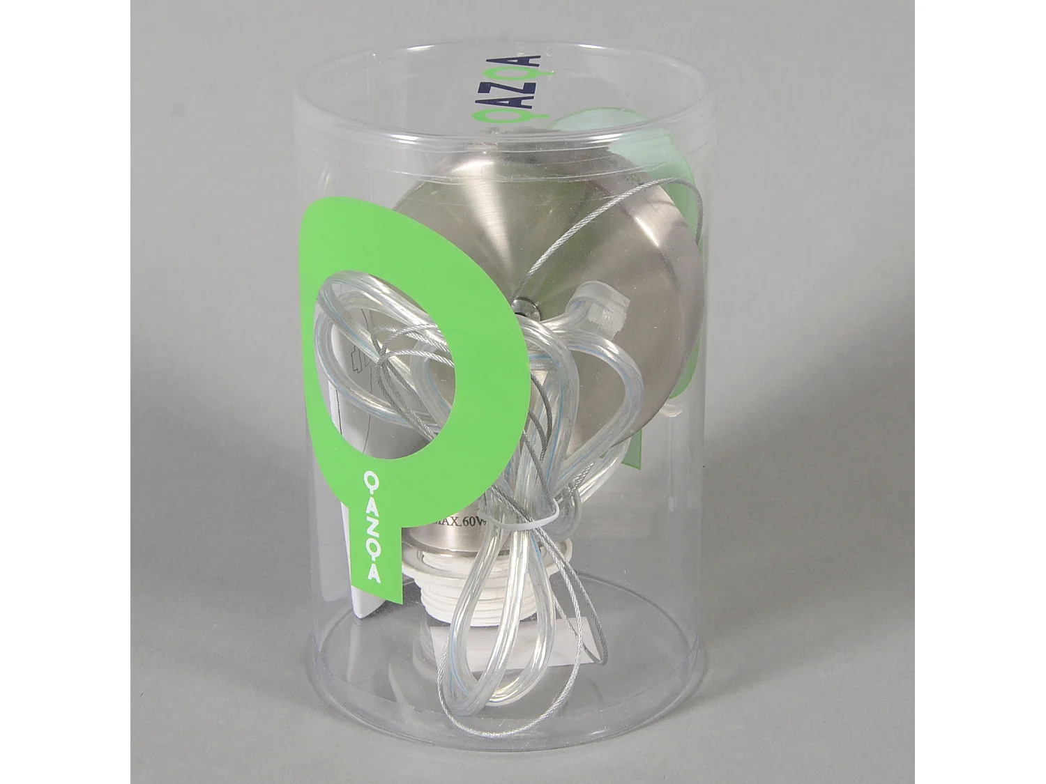 Lampe à suspension moderne en acier avec abat-jour 45 cm taupe - Cappo 1