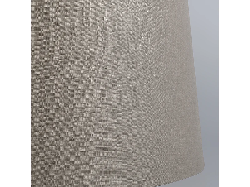 Lampe à suspension moderne en acier avec abat-jour 45 cm taupe - Cappo 1