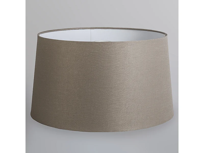 Suspension moderne en acier avec abat-jour 45 cm taupe - Cappo 1