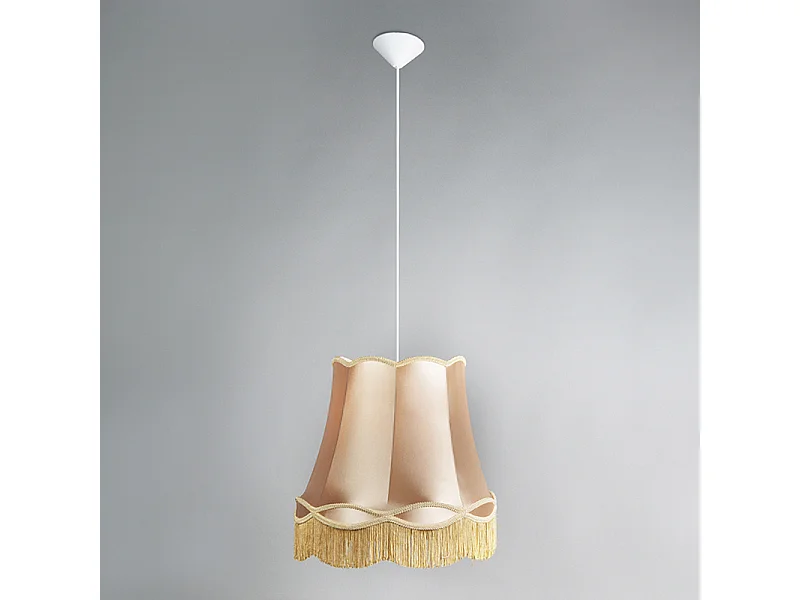 Suspension rétro dorée 45 cm - Granny