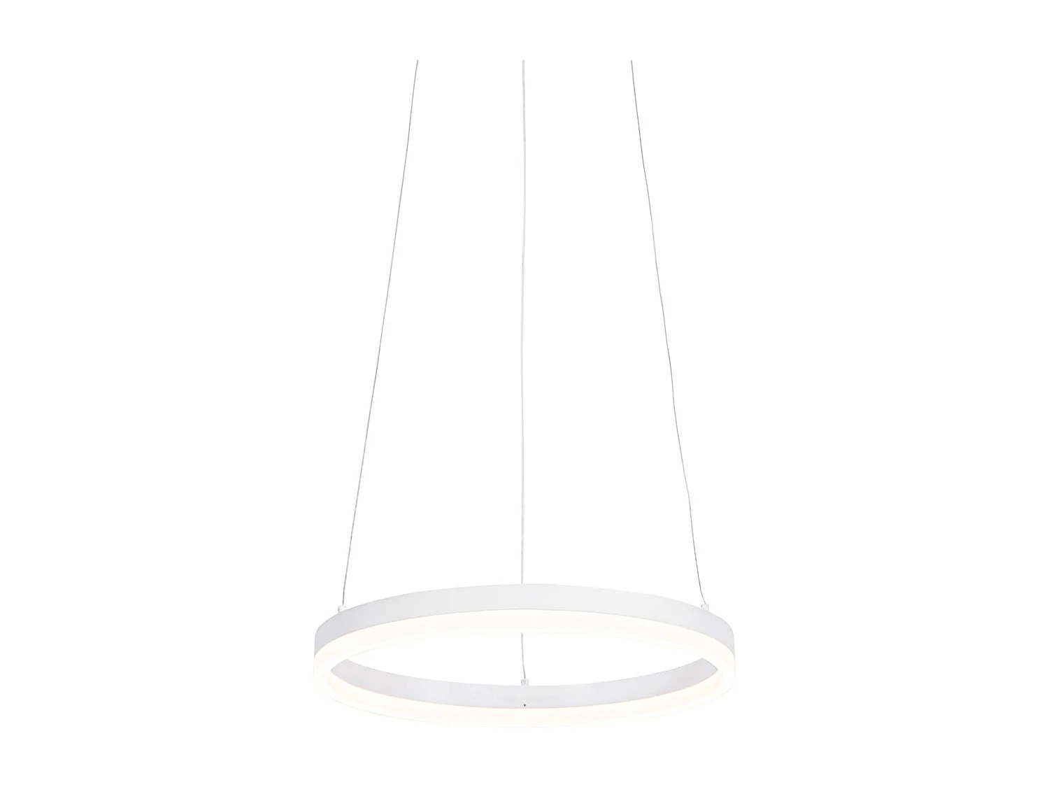 Suspension design blanche 40 cm avec LED dimmable en 3 étapes - Anello