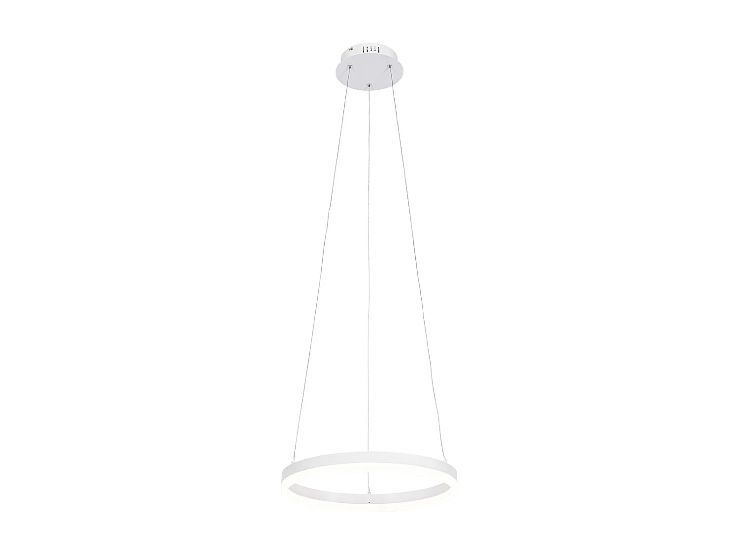 Suspension design blanche 40 cm avec LED dimmable en 3 étapes - Anello