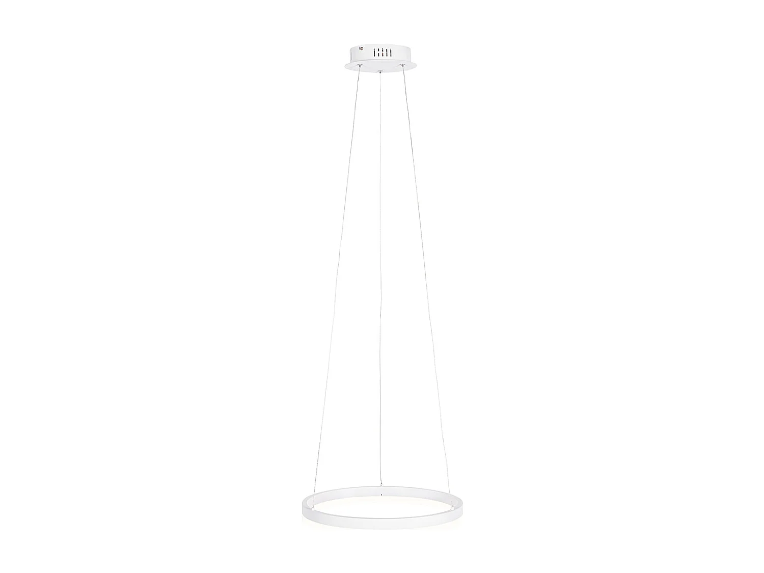 Suspension design blanche 40 cm avec LED dimmable en 3 étapes - Anello