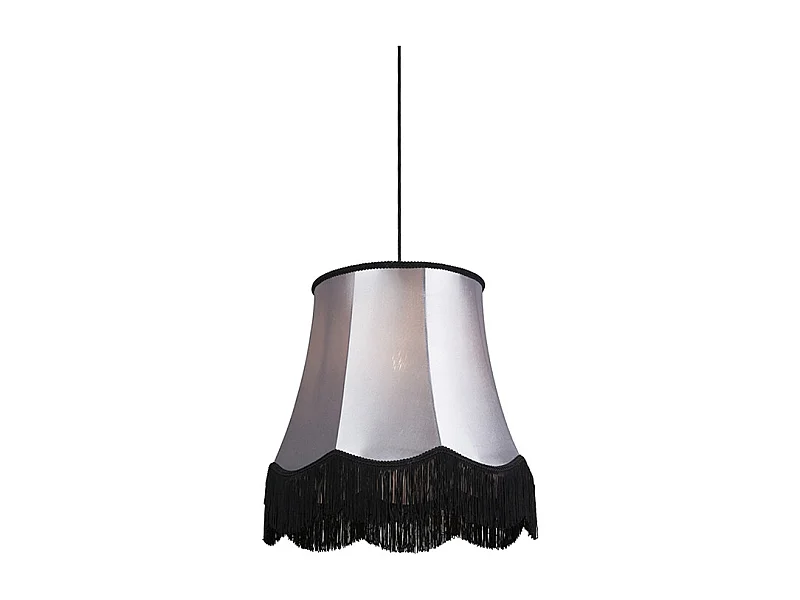 Suspension rétro noire avec gris 45 cm - Granny