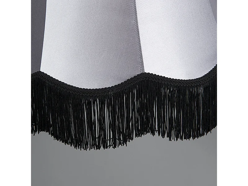 Lampe à suspension rétro noir avec gris 45 cm - Granny