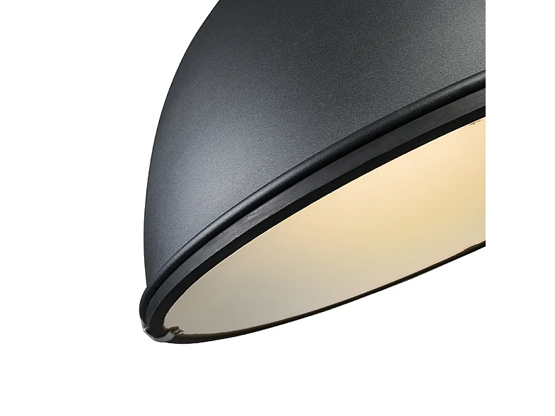 Suspension industrielle intelligente noire 53 cm avec A60 Wifi - Sicko